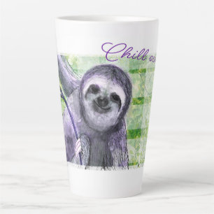 Tasse Latte Peinture à la sorcière de refroidissement