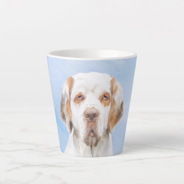 Tasse Latte Peinture de l'espagne de combre - jolie art origin (Devant)