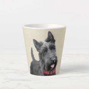 Tasse Latte Peinture écossaise Terrier - Cute Original Chien A