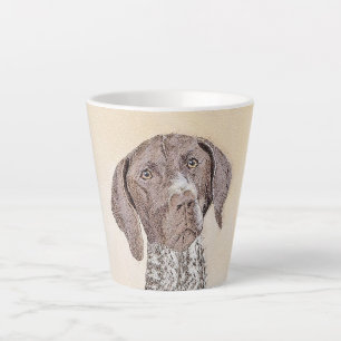 Tasse Latte Peinture pointeur germanique - Art original