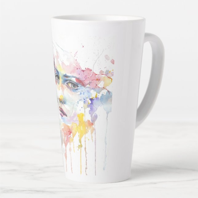 Tasse Latte people-girl-woman-face-portrait (Angle droit)