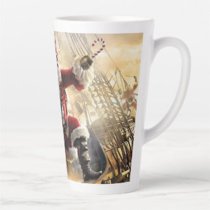 Tasse Latte Père Noël Est Un Pirate