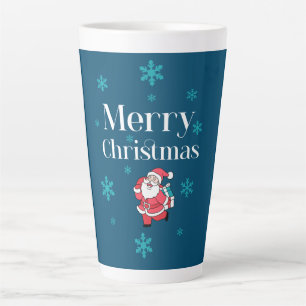 Tasse Latte Père Noël Joyeux Noël