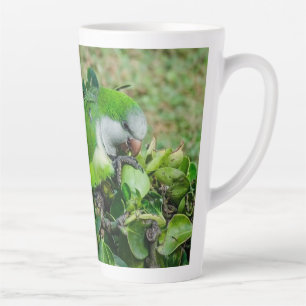 Tasse Latte Perroquet vert