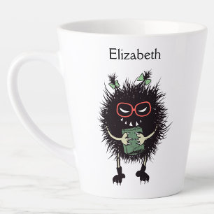 Tasse Latte Personnage amateur de livres diaboliques - Nom de