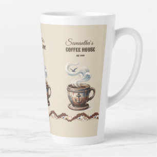 Tasse Latte Personnalisation de l'image de marque du Cafe Coas