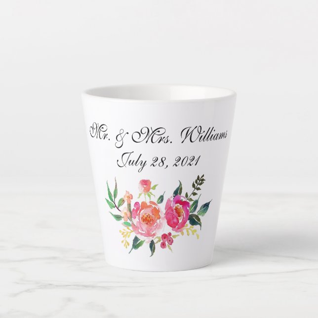 Tasse Latte Personnalisé (Devant)