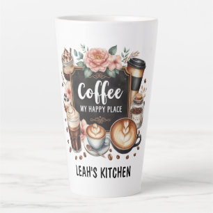 Tasse Latte ☕ Personnalisé Café Cuisine Café Café Café Joyeux
