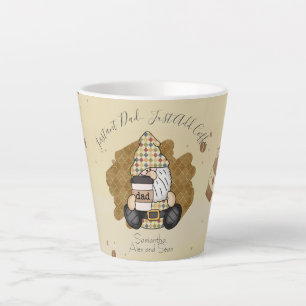 Tasse Latte Personnaliser pour le papa amoureux du café VINT