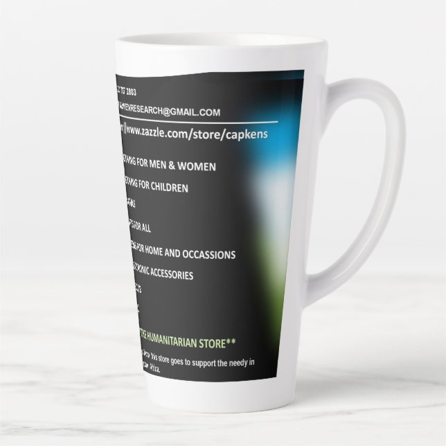 Tasse Latte Personnalisez Avec Votre Propre Qualité D'Image (Droite)