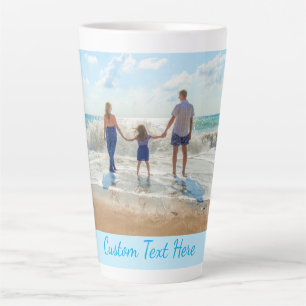 Tasse Latte Personnalisez votre boîte de lattes photo avec du 