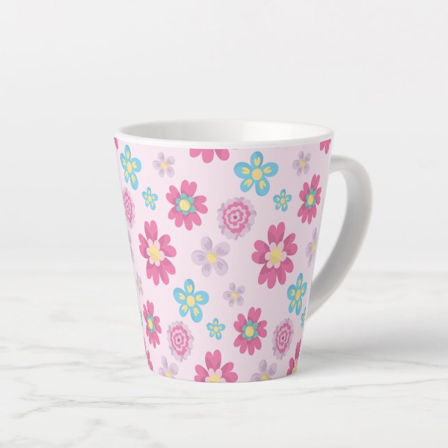 Tasse Latte Petite boue en latte (Angle droit)