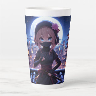 Tasse Latte Petite fille guerrière ninja