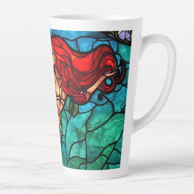 Tasse Latte Petite sublimation de sirène-34765 (Droite)