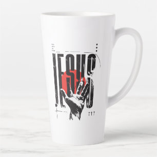 Tasse Latte Philippiens 2:9 Nom Au-Dessus De Tous Les Noms Rét
