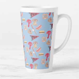 Tasse Latte Philly Ville de l'Amour Fraternel Aquarelle de Bas