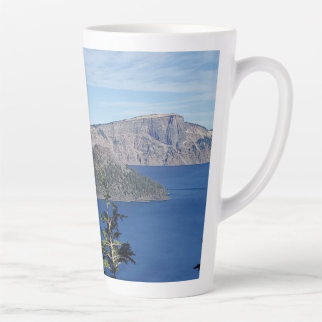 Tasse Latte Photo Crater Lake (Droite)