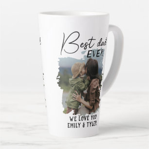 Tasse Latte Photo de famille du meilleur papa moderne pour la