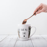 Tasse Latte Photo & Love You Dad Cadeau<br><div class="desc">Un cadeau "Love You Dad" est un cadeau qui express votre amour et votre appréciation pour votre père. Cela peut prendre de nombreuses formes,  des gardiens sentimentaux aux objets pratiques qu'il utilisera et appréciera.</div>