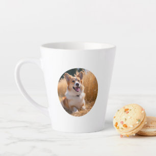 Tasse Latte Photo personnalisée pour animaux