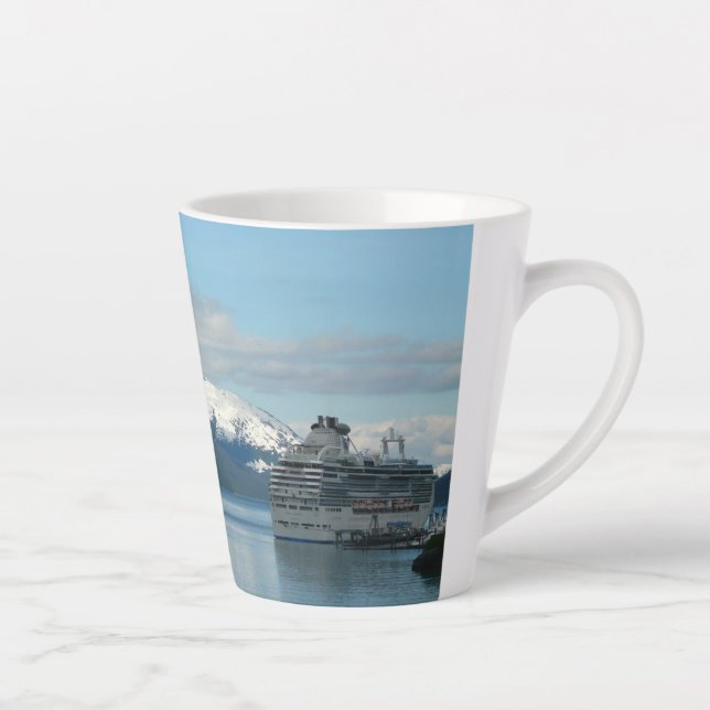 Tasse Latte Photographie de voyage de croisière en Alaska (Droite)