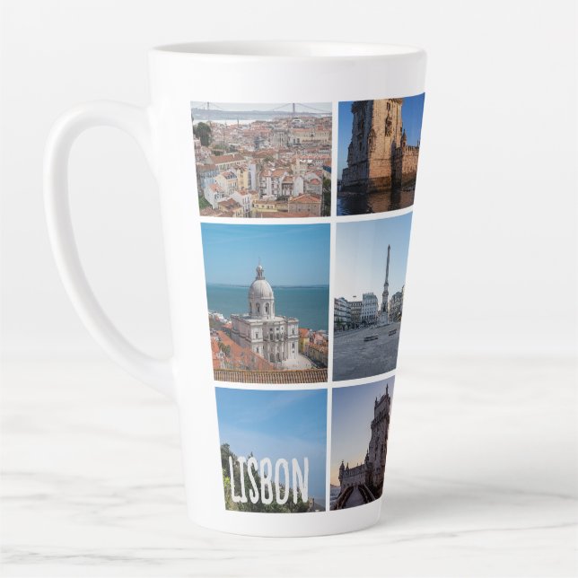 Tasse Latte Photos de Mosaic Lisbonne, Portugal (Gauche)