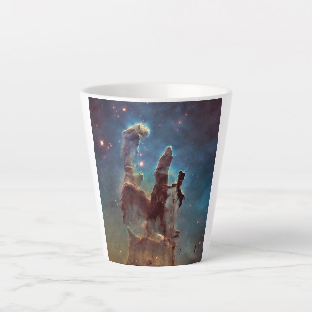 Tasse Latte Piliers de création, Aigle Nebula Hubble Space (Devant)