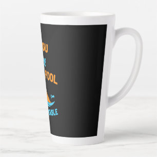 Tasse Latte Pipe De Bain Dans La Piscine
