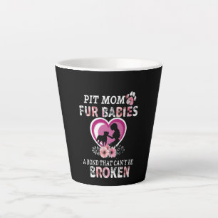 Tasse Latte Pitbull Pit Mom And Fur Baby Classy