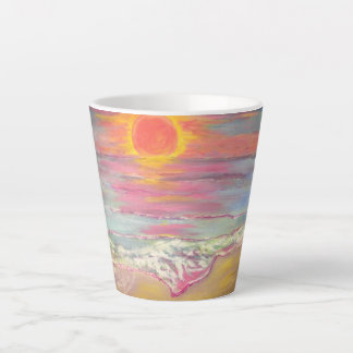 Tasse Latte Plage Sunset de Cape San Blas