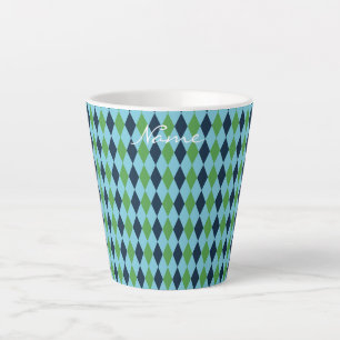 Tasse Latte Plaid diamant Rockabily Thunder_Cove