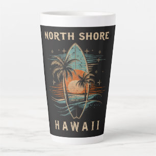 Tasse Latte Planchiste North Shore Hawaï