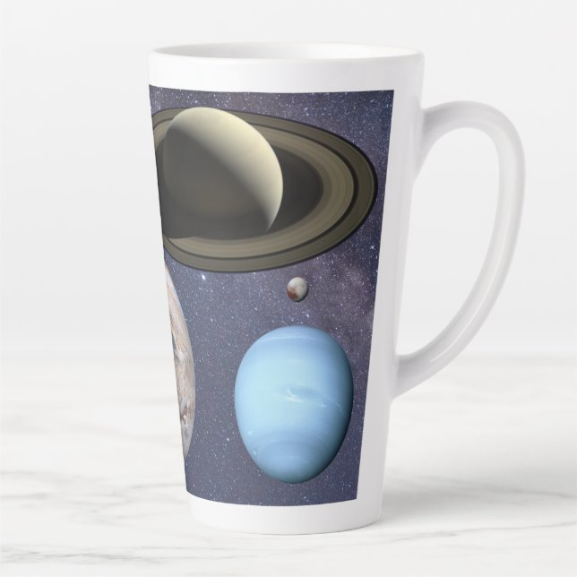 Tasse Latte Planètes du système solaire (Droite)