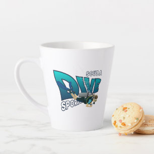 Tasse Latte Plongée en scaphandre   
