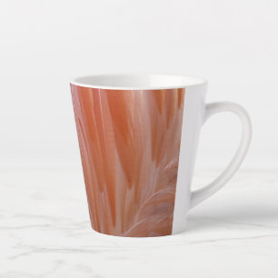 Tasse Latte Plumes de flamant rose dans des nuances de rose
