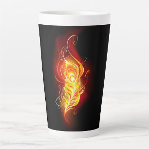 Tasse Latte Plumes de paquetage de feu