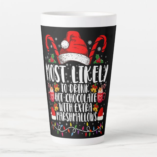 Tasse Latte Plus susceptible de boire des marshmallows de choc (Devant)