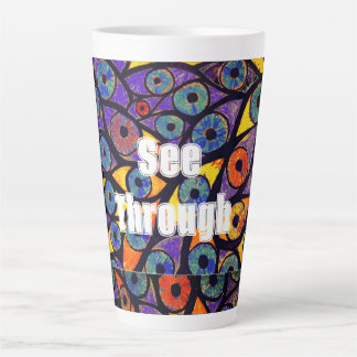 Tasse Latte Plusieurs yeux couleur WEIRD
