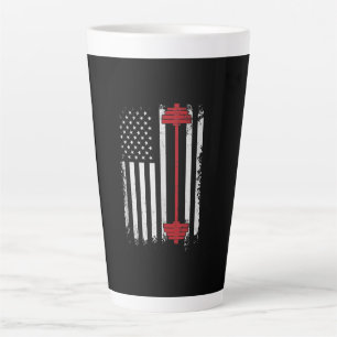 Tasse Latte Poids Lifting Flat Cadeaux Entraînement, Amateur D
