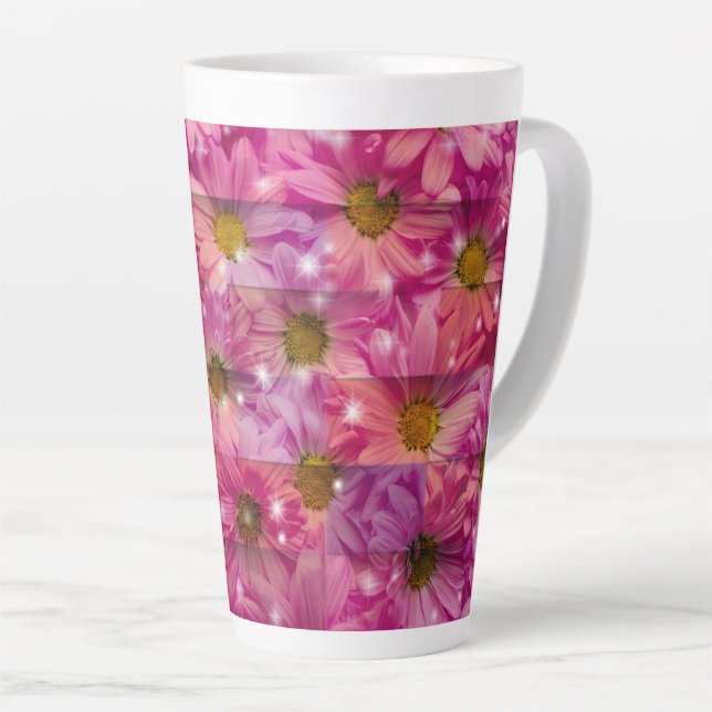 Tasse Latte Poids rose (Angle droit)