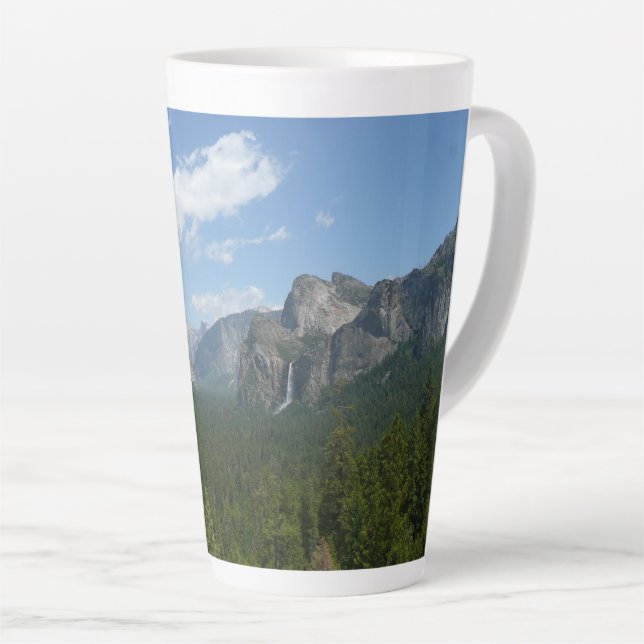 Tasse Latte Point d'inspiration dans le parc national de Yosem (Angle droit)