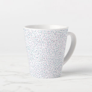Tasse Latte Points de ressort colorés