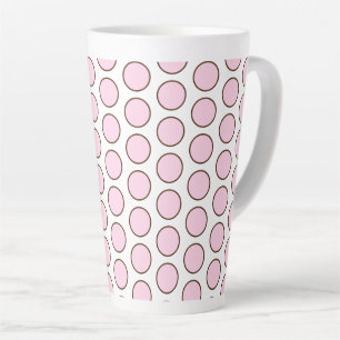 Tasse Latte Pois Latte Mug-Pink