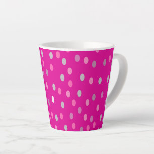 Tasse Latte Pois magenta