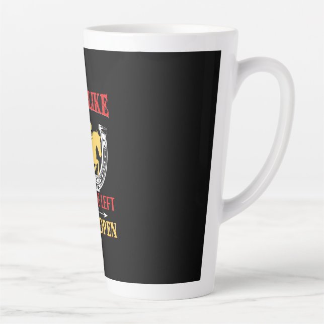 Tasse Latte Poison d'Equestrian | Like Someone Left (Droite)