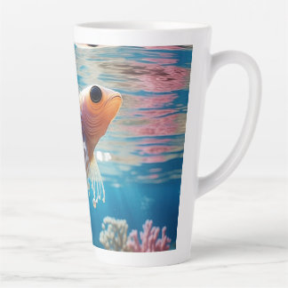 Tasse Latte Poisson