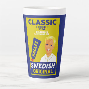 Tasse Latte Poisson suédois smörgåskaviar Kaviar