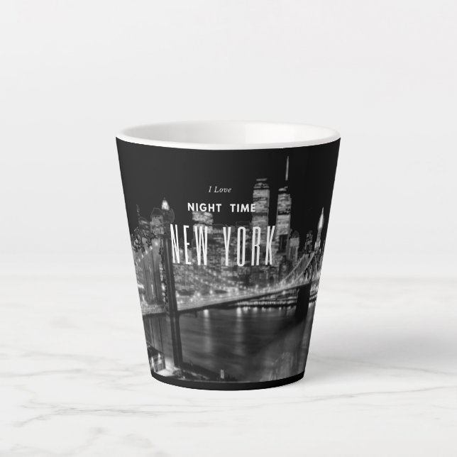 Tasse Latte Pont Brooklyn (Devant)