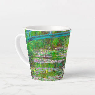Tasse Latte Pont japonais Monet et nappes d'eau