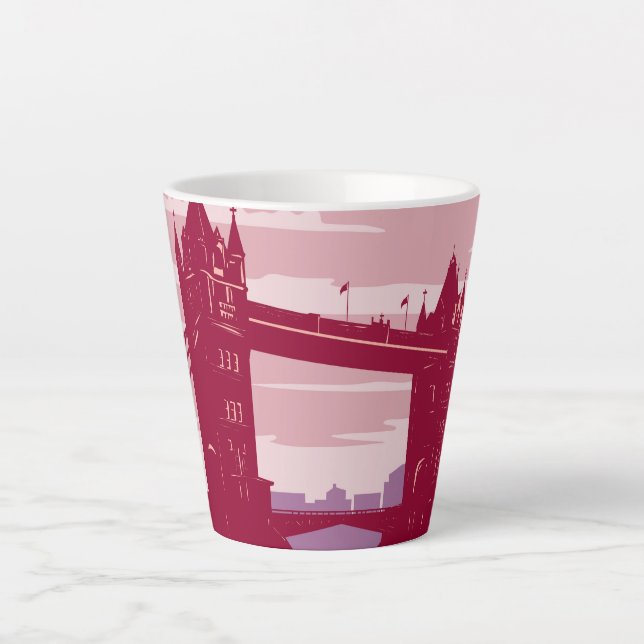 Tasse Latte Pont Tower (Devant)